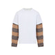 Dries Van Noten White Heedar Ls Cotton T-Shirt