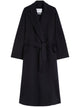 Max Mara Blue Cashmere Oversized Coat
