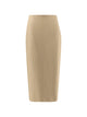 Max Mara Beige Linen Veranda Skirt