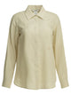 Max Mara Beige Linen Casual Shirt