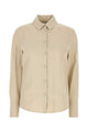 Max Mara Sand Linen Blend Badesse Shirt