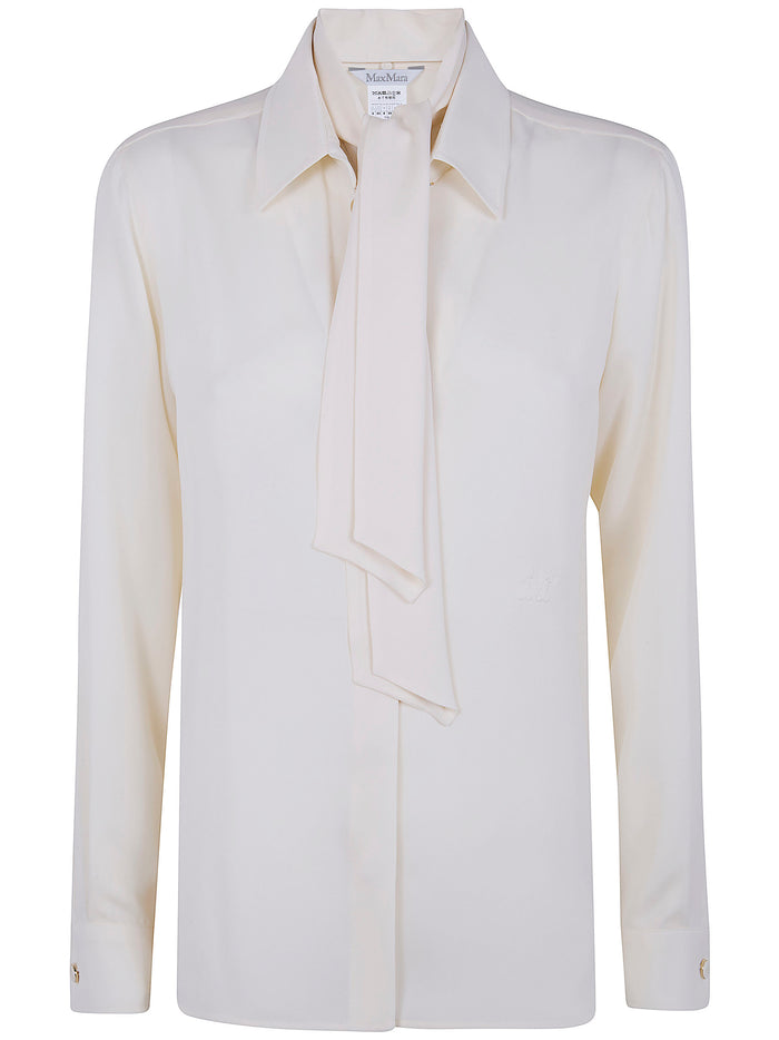Max Mara "Mxmcolmo" Silk Scarf Shirt