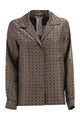 Max Mara Buttonless Printed Silk Shirt