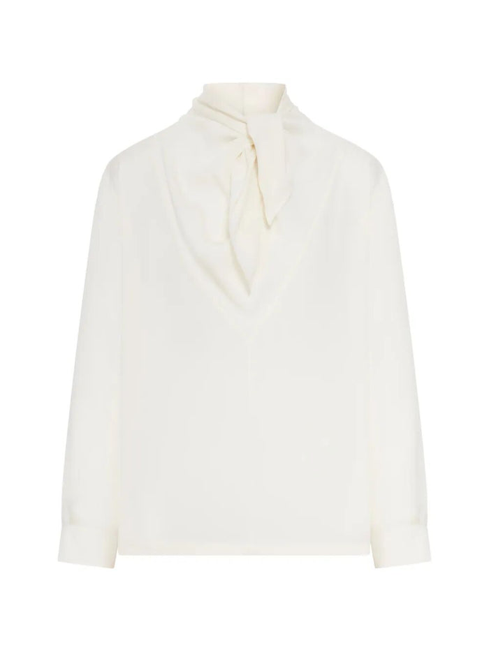 Max Mara "Mxmbadia" Classic Silk Shirt