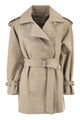 Max Mara Mxscacio - Short Cotton Trench Coat