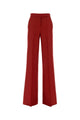 Max Mara Red Linen Badesse Palazzo Pant