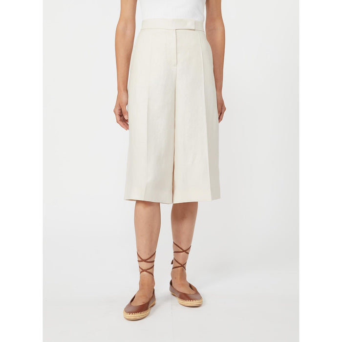 Max Mara "Kaki" Linen Bermuda Trousers
