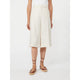Max Mara White Linen Bermuda