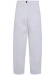 Max Mara Pleated Logo-Patch Trousers