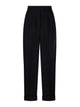 Max Mara Black Wool Virgin Wool Elastan Pants