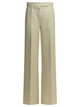 Max Mara Beige Linen Tailored Pants