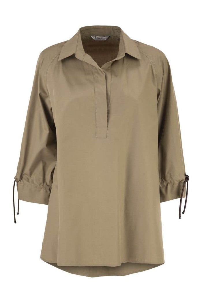 Max Mara Mxmadorni - Cotton Poplin Blouse