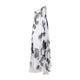 Max Mara Pianoforte Fuggito Long Printed Dress