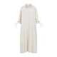 Max Mara Linen White Cotton Mirto Chemisier Dress