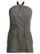 Max Mara Sleeveless Grey Virgin Wool Jacket