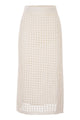 Max Mara Mesh Cotton Skirt