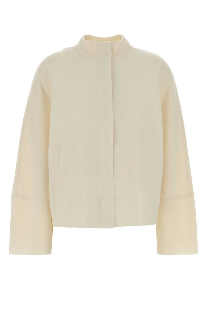 Max Mara Ivory Wool Sport Cardigan