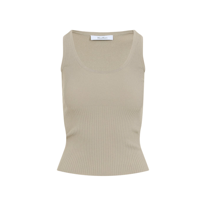 Max Mara Mxmghiro - Viscose Blend Yarn Top