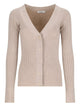 Max Mara Beige Gioiosa Wool Cardigan