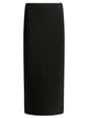 Max Mara Midi Pencil Black Viscose Polyamide Skirt