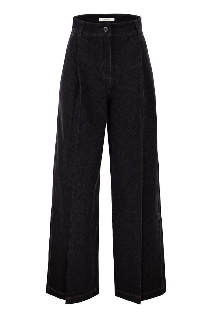 Max Mara "Mxpetereo" Denim Jersey Trousers