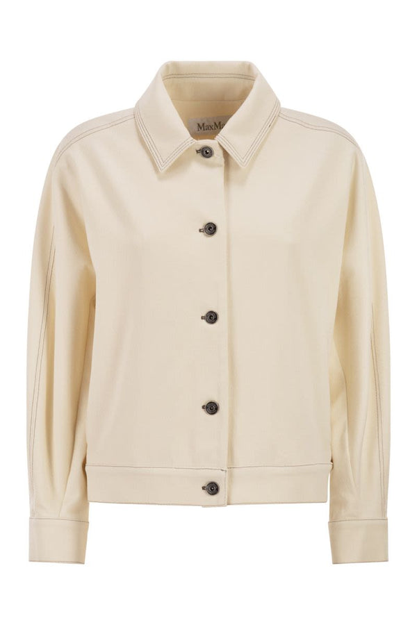 Max Mara "Mxpnettare" Denim Jersey Jacket