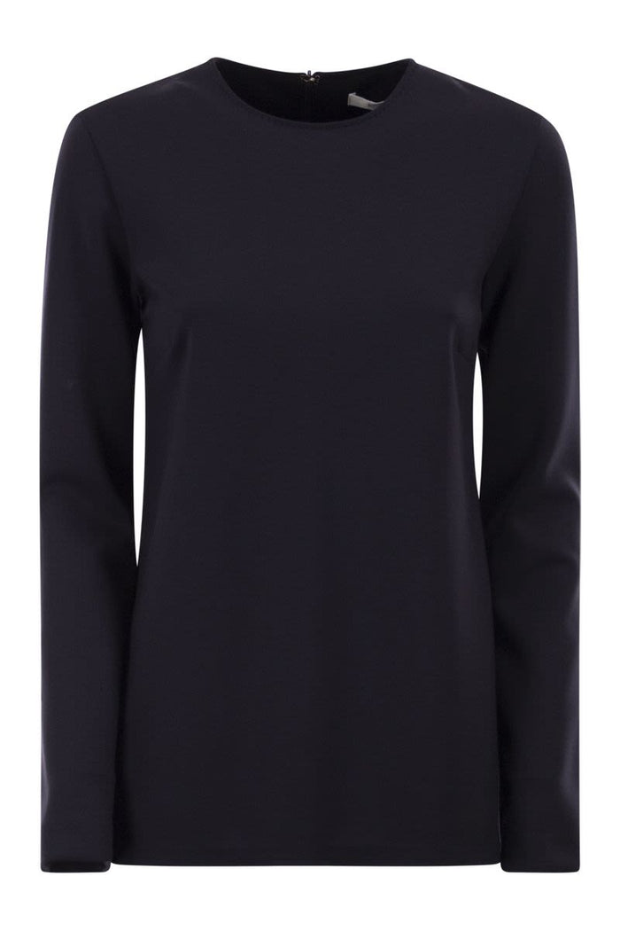 Max Mara Mxpneutro - Slim Fit Crew Neck Top