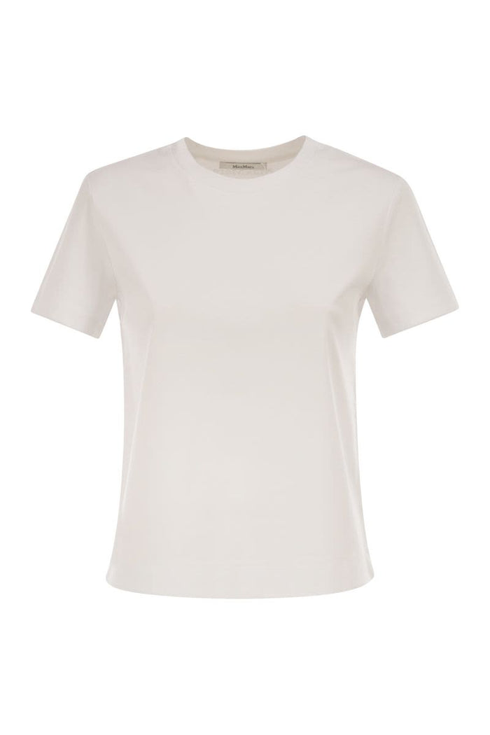 Max Mara "Mxpdonata" Small Logo Cotton Classic T-Shirt