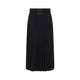 Max Mara Sportmax Black Panteon Wool Midi Skirt