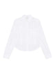 Max Mara Sportmax White Cotton Polyester Shirt