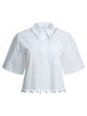 Max Mara Sportmax Casual White Cotton Shirt