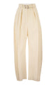 Max Mara Sportmax Spxidoneo – Wide Leg Cotton Trousers With Integrated Belt
