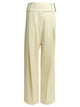 Max Mara Sportmax Tailored White Viscose Elastane Pants