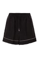 Max Mara Sportmax Spxcrespo - Viscose Drawstring Shorts With Contrast Detailing