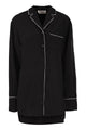 Max Mara Sportmax Spxcocco – Fluid Viscose Shirt With Contrast Piping