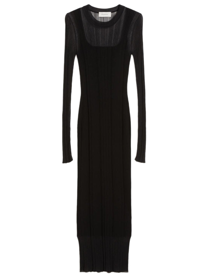 Max Mara Sportmax Spxcaro - Short-Sleeved Dress In Stretch Viscose