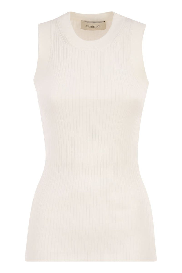 Max Mara Sportmax Spxtione - Cotton Vest