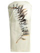 Max Mara Sportmax Asymmetrical Short White Polyamide Elastane Dress