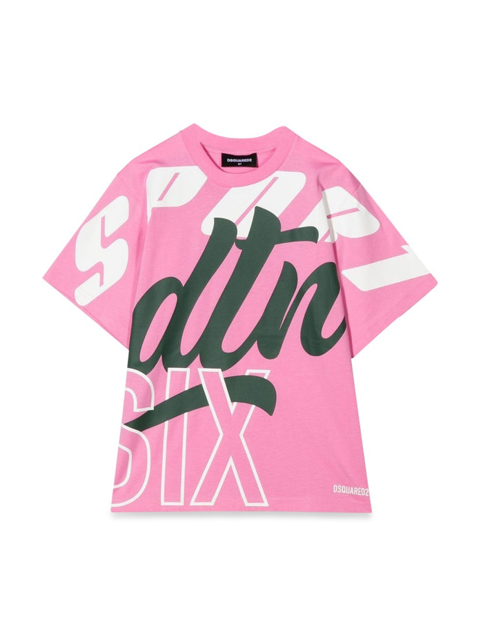 Dsquared T-Shirt Allover Writing