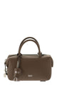 Max Mara Brown Leather Handbag Holdalls