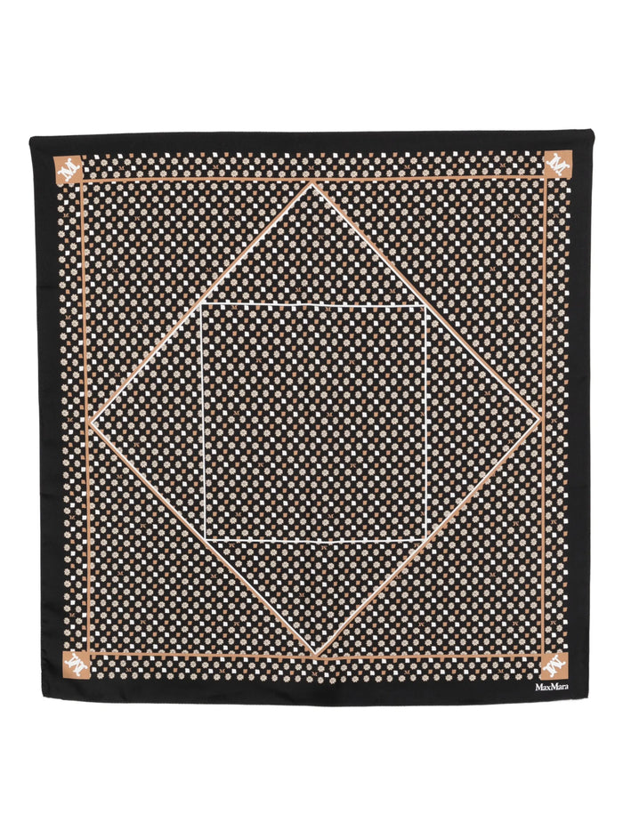Max Mara Black Silk Mxacarre90w1