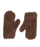 Max Mara Mittens In Alpaca And Cashmere Teddy Fabric