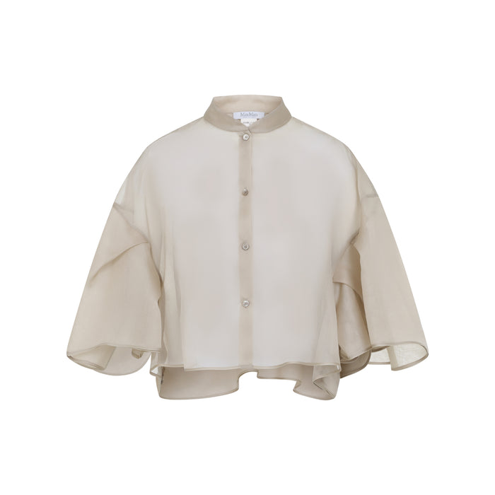 Max Mara Donna Organza Cape