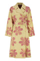 Weekend Max Mara Wksradioso - Water-Repellent Gabardine Trench Coat With Flowers
