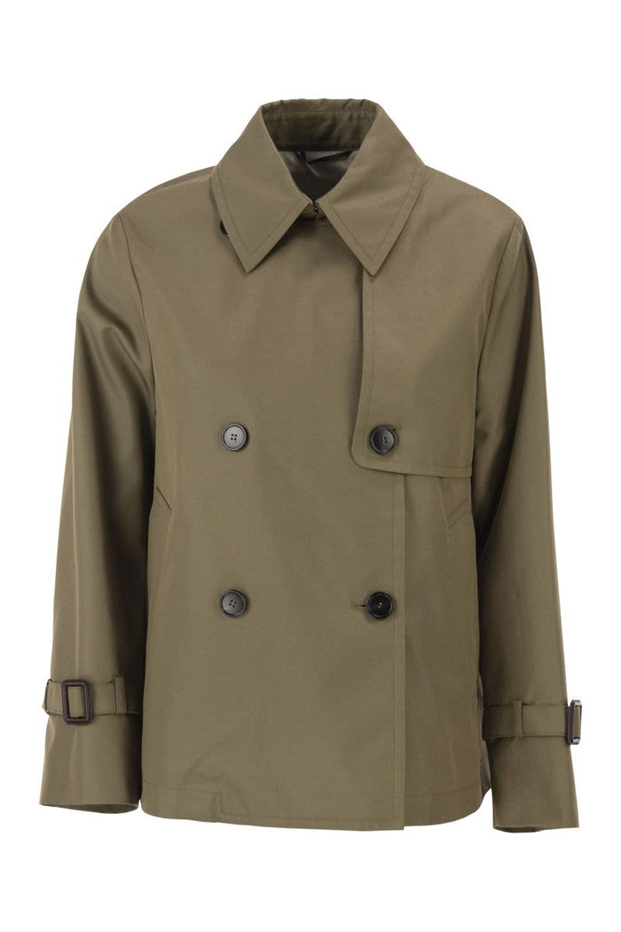Weekend Max Mara Wkdbiglia - Water-Repellent Gabardine Trench Coat