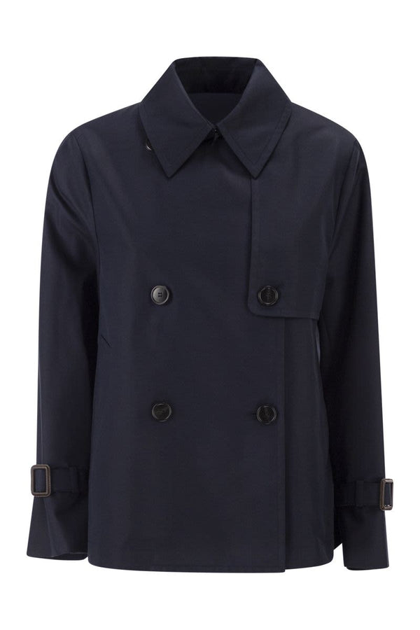 Weekend Max Mara Wkdbiglia - Water-Repellent Gabardine Trench Coat