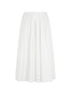 Weekend Max Mara White Pio Skirt With Flowers