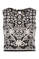 Weekend Max Mara Wkifanale – Printed Cotton Top With Tie-Back Fastening