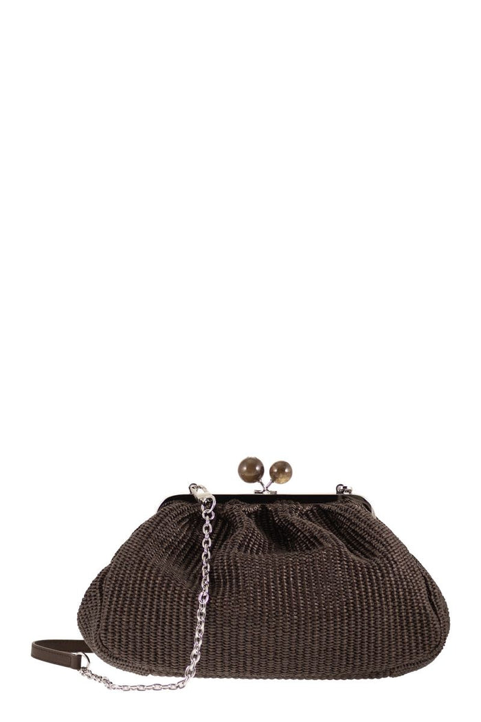 Weekend Max Mara Wkafortuna - Pasticcino Bag Medium Raffia Effect