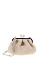 Weekend Max Mara Wkapalmas - Raffia-Effect Pasticcino Bag